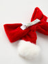 pre-order-winter-christmas-fur-ball-bow-hair-clip - Sophia's Style-5